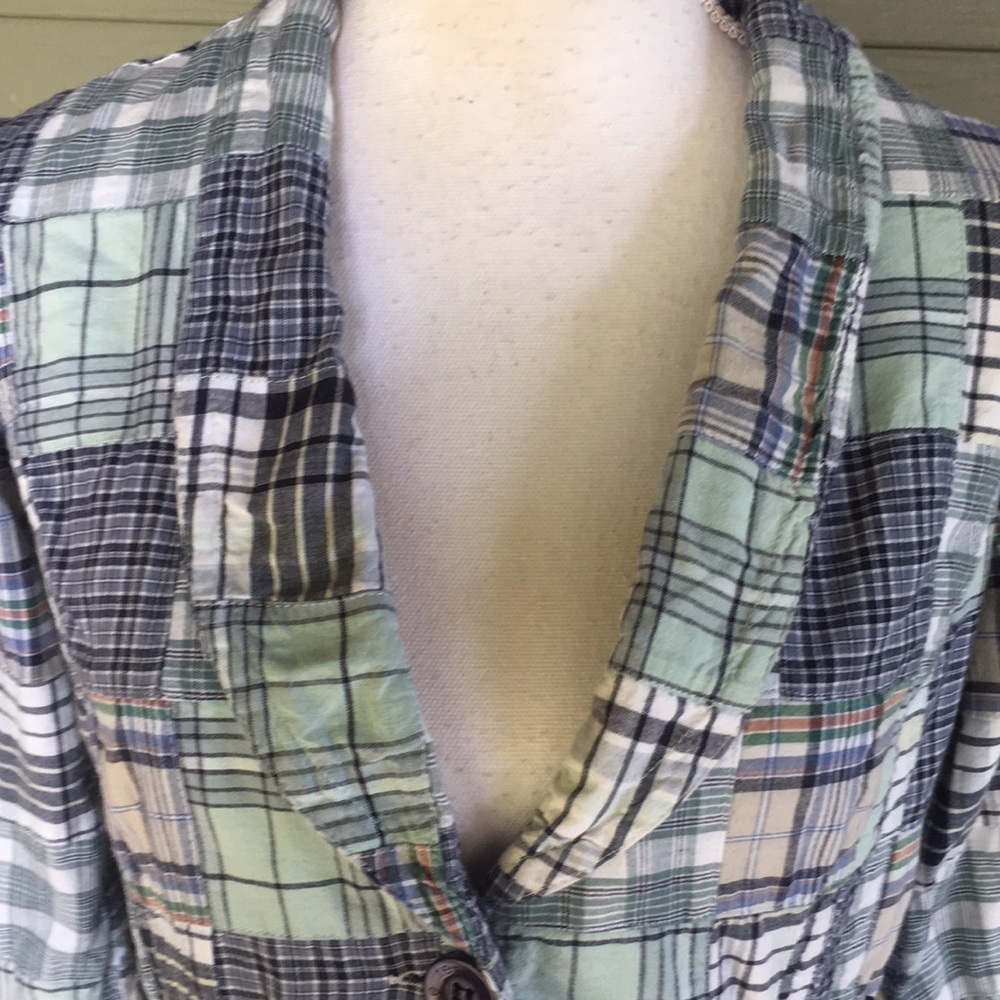 For The Republic Patchwork Cropped Jacket - image 3